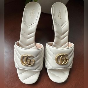 Gucci GG Quilted Slide Sandals